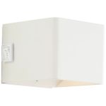 Brilliant Iseo Applique Murale Plastique Blanc 4W 300lm - 830 Blanc Chaud | IP44 - avec USB