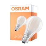 Osram Classic LED E27 Poire Filament Dépolie 4W 470lm - 865 Lumière Du Jour | Équivalent 40W