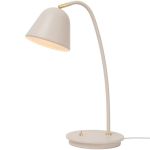 Nordlux Lampe De Chevet Fleur 15 Métal Beige | Convient pour 1x E14