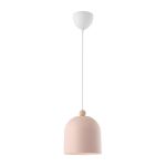 Nordlux Gaston Suspension Luminaire Métal et Bois Rose | Convient pour E27