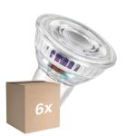 Lot 6x Osram Spot LED GU10 PAR16 4.7W 850lm 100D - 827 Blanc Très Chaud