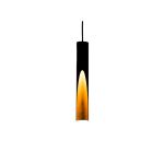 Eglo Suspension Luminaire Barbotto Acier Noir, Dorée 4.5W 345lm - 830 Blanc Chaud | Convient pour GU10