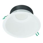 Philips Downlight LED Coreline DN142B Aluminium Blanc 19.2W 2300lm 60D - 830 Blanc Chaud | Diamètre 200mm - IP20 - Dimmable - Blanc Réflecteur - Emergency