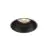 SLV Horn-T Spot Acier Noir Rond | Diamètre 180mm - Convient pour 1x GU10 (AR111) 