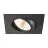 SLV New Tria 68 Spot Aluminium Noir Carré 8.3W 705lm 38D - 927 Blanc Très Chaud | Diamètre 68mm - Meilleur Rendu Des Couleurs - Dimmable 