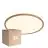 Lot 3x Nordlux LED Plafonnier Oja 42 Bois 24W 2150lm - 827 Blanc Très Chaud | Dimmable