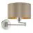 Eglo Applique Murale Maserlo Acier Nickel Satiné | Convient pour E27