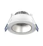 Noxion Spot LED Ares Profond Blanc 6W 540lm 927-940 3CCT - avec Inner Cercle  Argent | Diamètre 68mm
