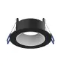 Noxion Spot LED Ares Profond ring Noir - avec Inner Cercle  Blanc | Diamètre 68mm - incl. GU10 Fitting