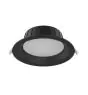 Noxion Downlight LED Hera Moyen Encastré Noir 15W 1500lm 80D - 827-830-840 CCT | 176mm - Diamètre 150mm