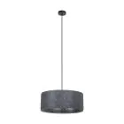 Ledvance Decor Felt Weaving Suspension Luminaire 480 Foncé Gris | Convient pour 3X E27