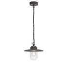 Nordlux Luxembourg Suspension Luminaire Métal et Verre Rouille | IP33 - Convient pour E27