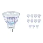 Lot 12x Philips Corepro LED Spot GU4 MR11 2.3W 184lm 36D - 827 Blanc Très Chaud | Équivalent 20W