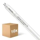 Lot 10x Philips Tube LED T5 MASTER (Direct 230V) High Efficiency 16.5W 2500lm - 840 Blanc Froid | 115cm - Équivalent 28W