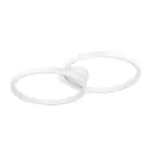 Eglo Plafonnier Amandolo Acier Blanc 19.5W 2400lm - 827-865 Variable Blanc + RGB | Dimmable